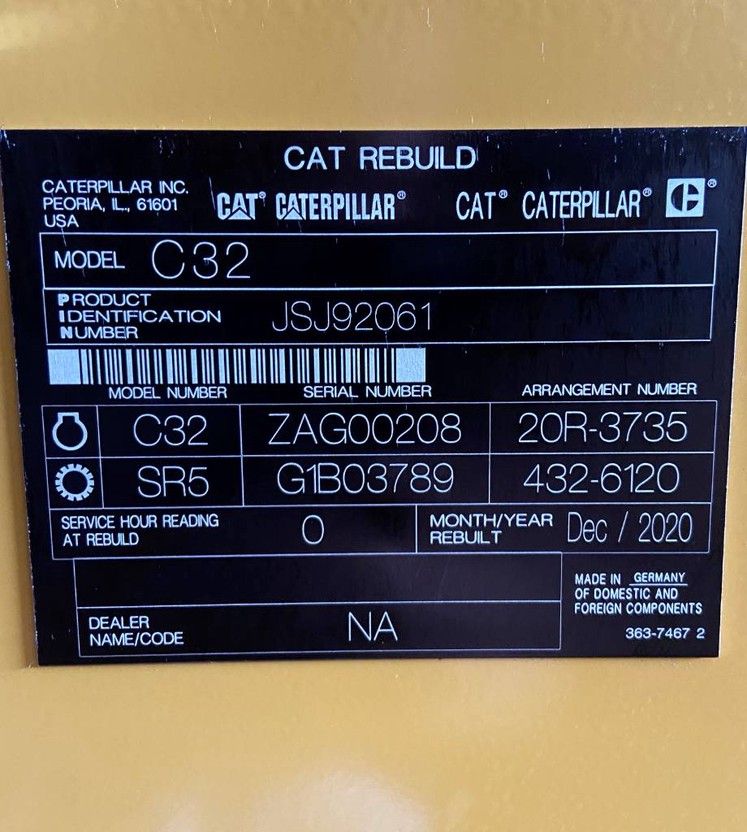 Caterpillar C32 - 1.100 kVA Generator - DPX-18101 - Photo 37
