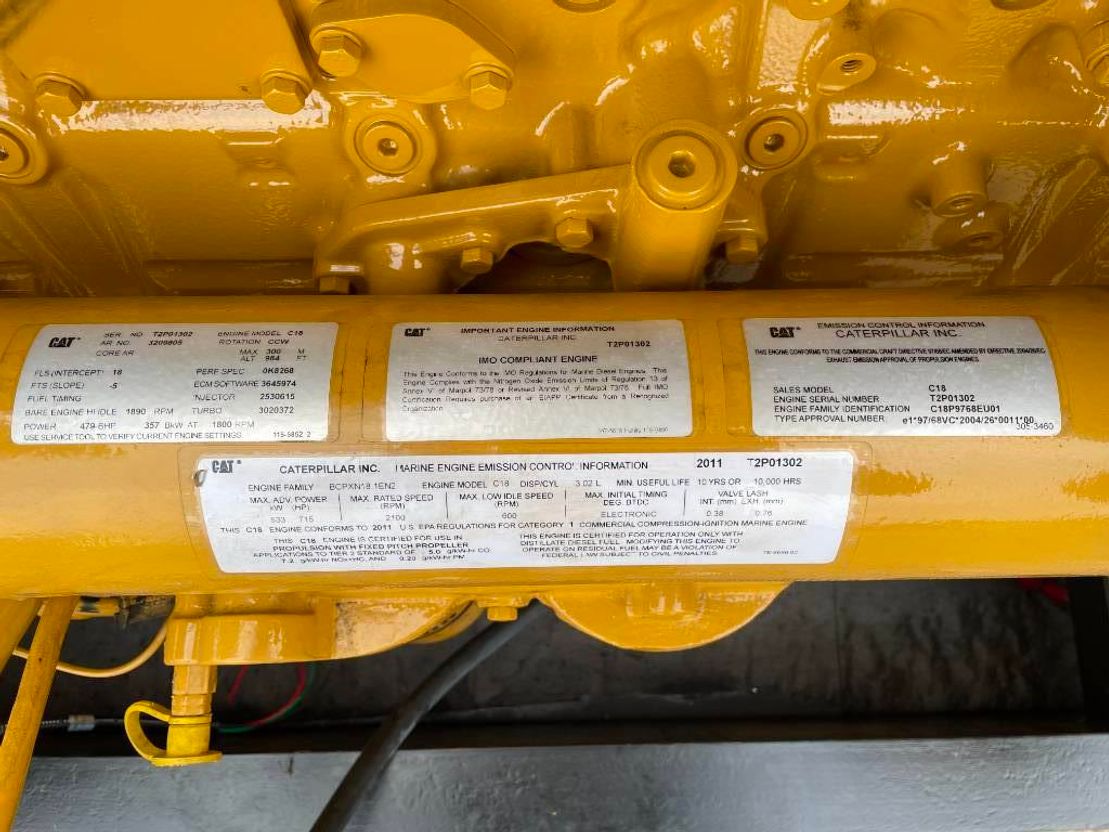 Caterpillar C18 ACERT - 520 kVA Marine Generator - DPX-12442 - Photo 27