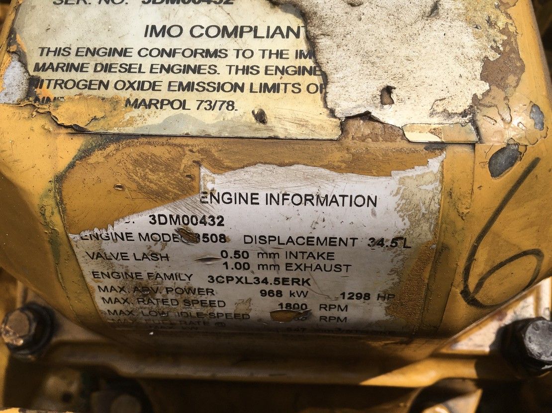 Caterpillar 3508 MARINE GENERATOR 894 KVA USED - Photo 16