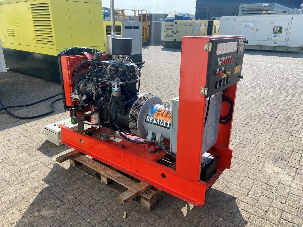 Générateur diesel PERKINS 4.236 Leroy Somer 43 kVA generatorset ex emergency - Photo 10