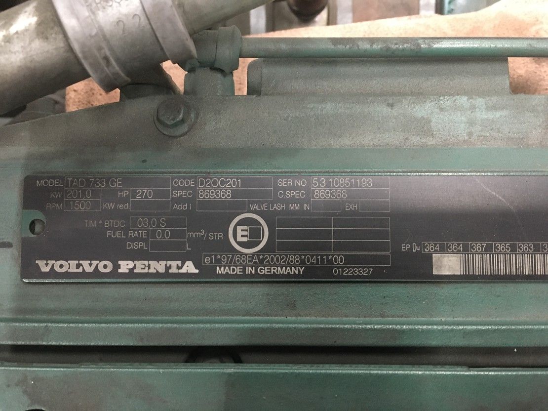 Volvo TAD733GE GENERATOR 200kVA USED - Photo 5