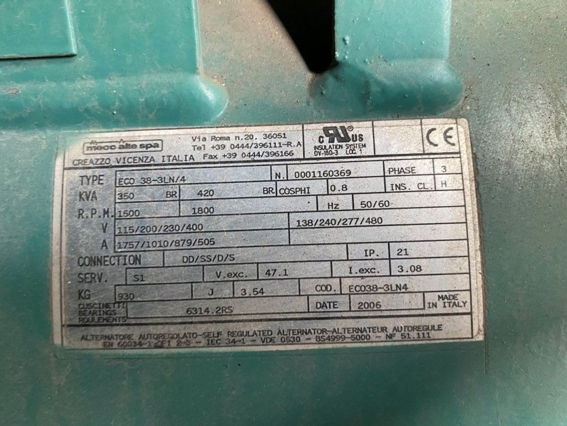 Volvo TAD 1240 GE 350 kVA Supersilent generatorset - Photo 27